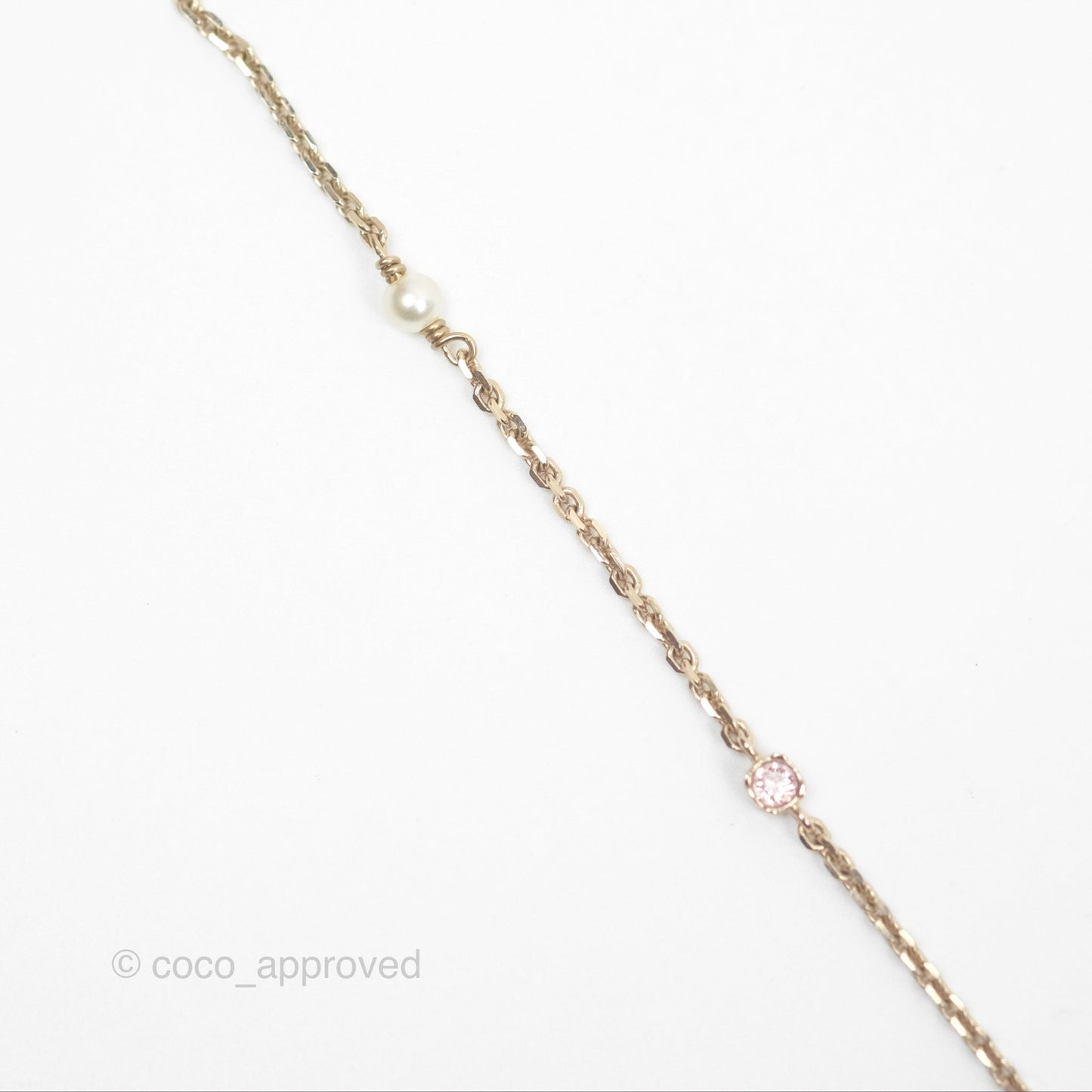 Christian Dior Double Necklace Bee Star Clover Crystals Pearls Gold Tone