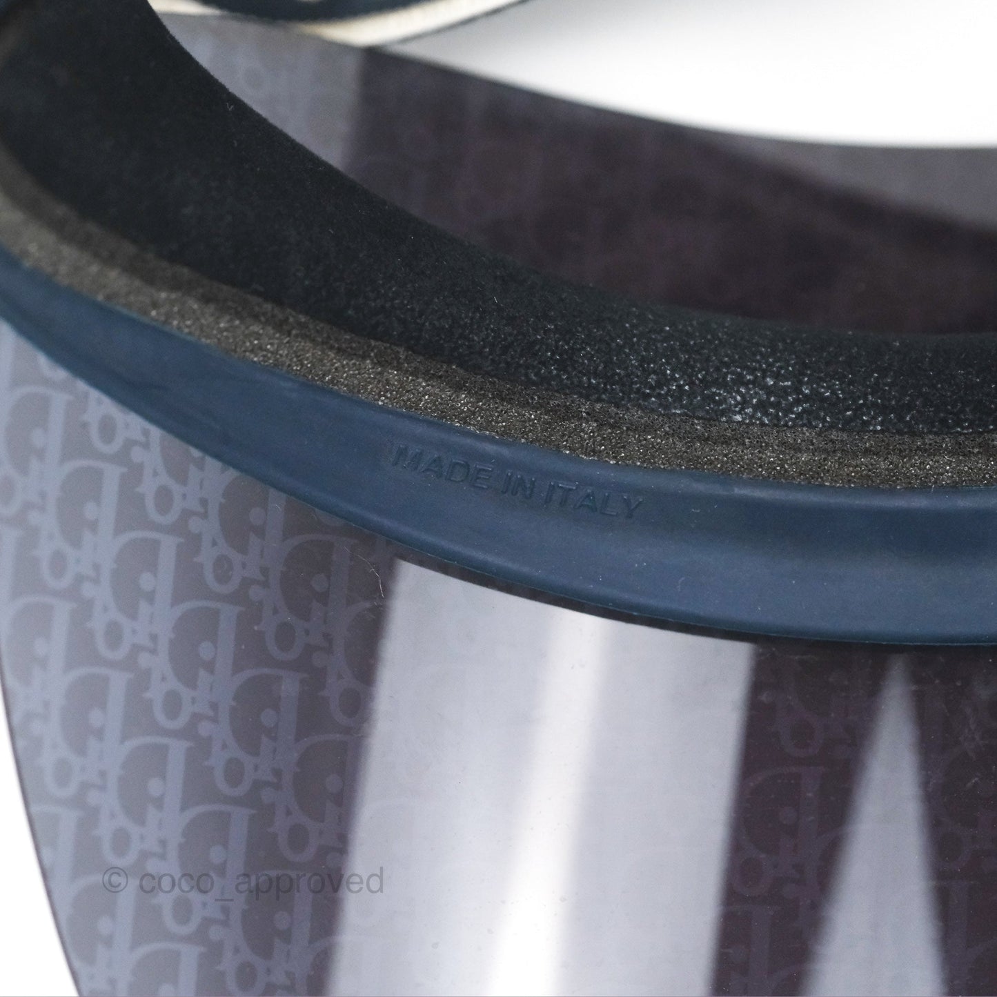 Christian Dior Diorclub V1U Dior Blue Oblique Visor