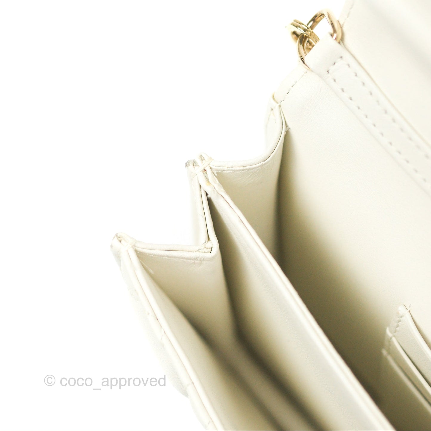 Dior Miss Dior Mini Bag Ivory White Cannage Lambskin