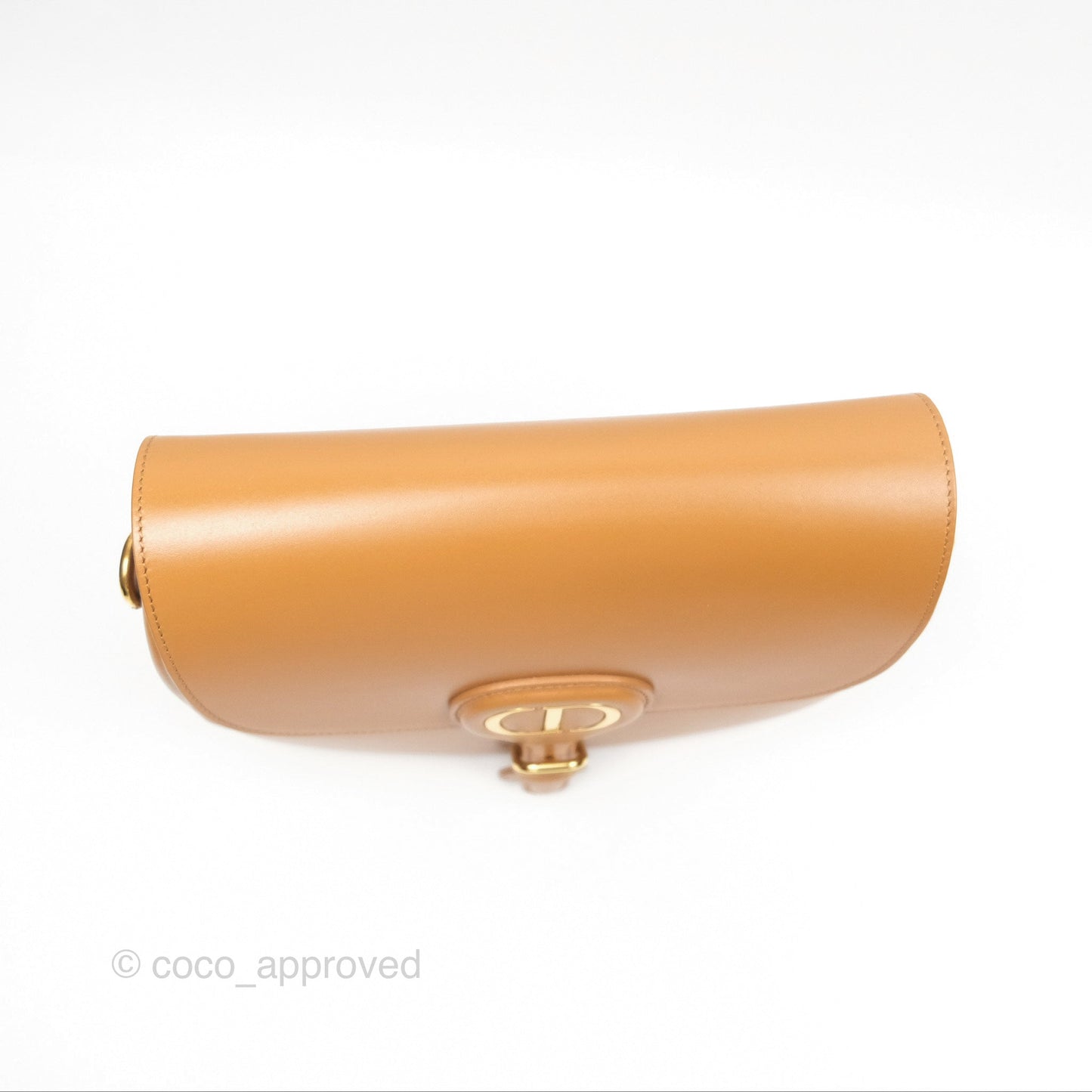 Christian Dior Medium Bobby Bag Camel Calfskin Gold Hardware