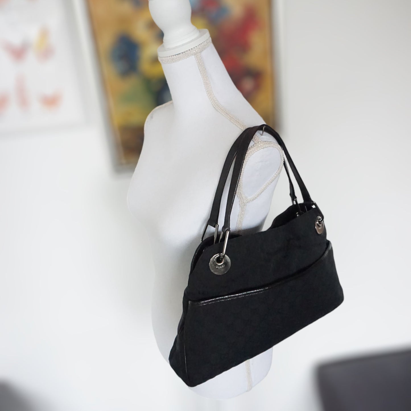 Gucci Sort Skuldertaske