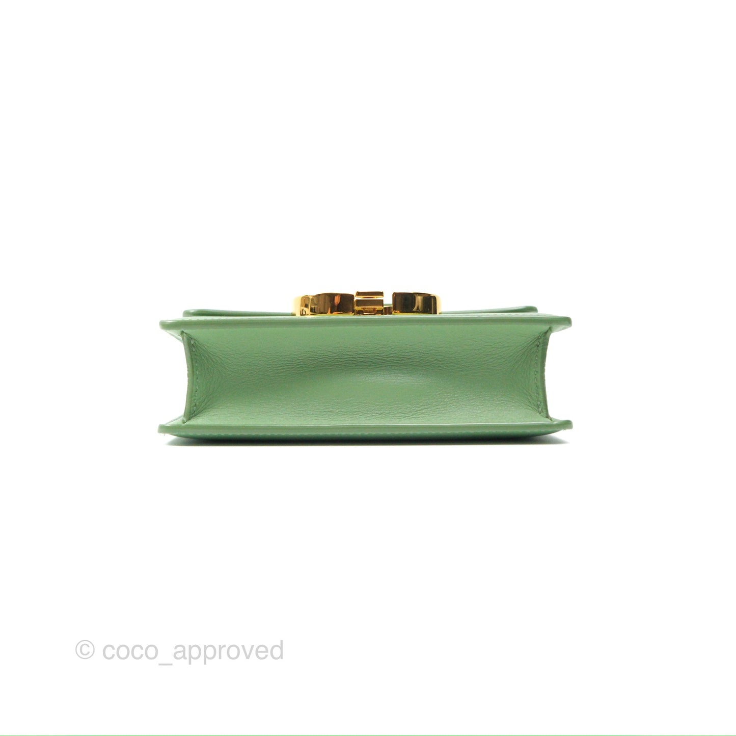 Dior Micro 30 Montaigne Flap Bag Mint Green Smooth Calfskin
