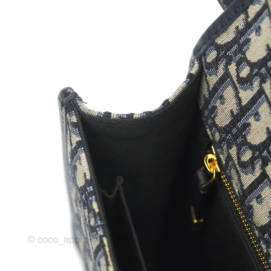 Dior 30 Montaigne Bag Blue Dior Oblique Jacquard