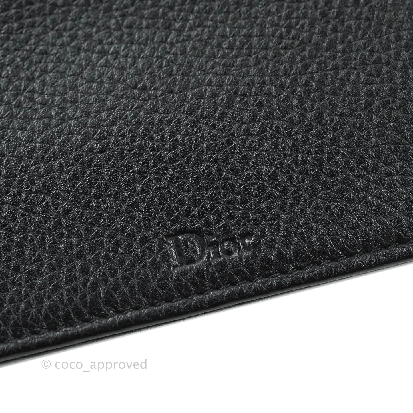 Christian Dior Small Diorama Calfskin Flap Bag Black Gold Hardware