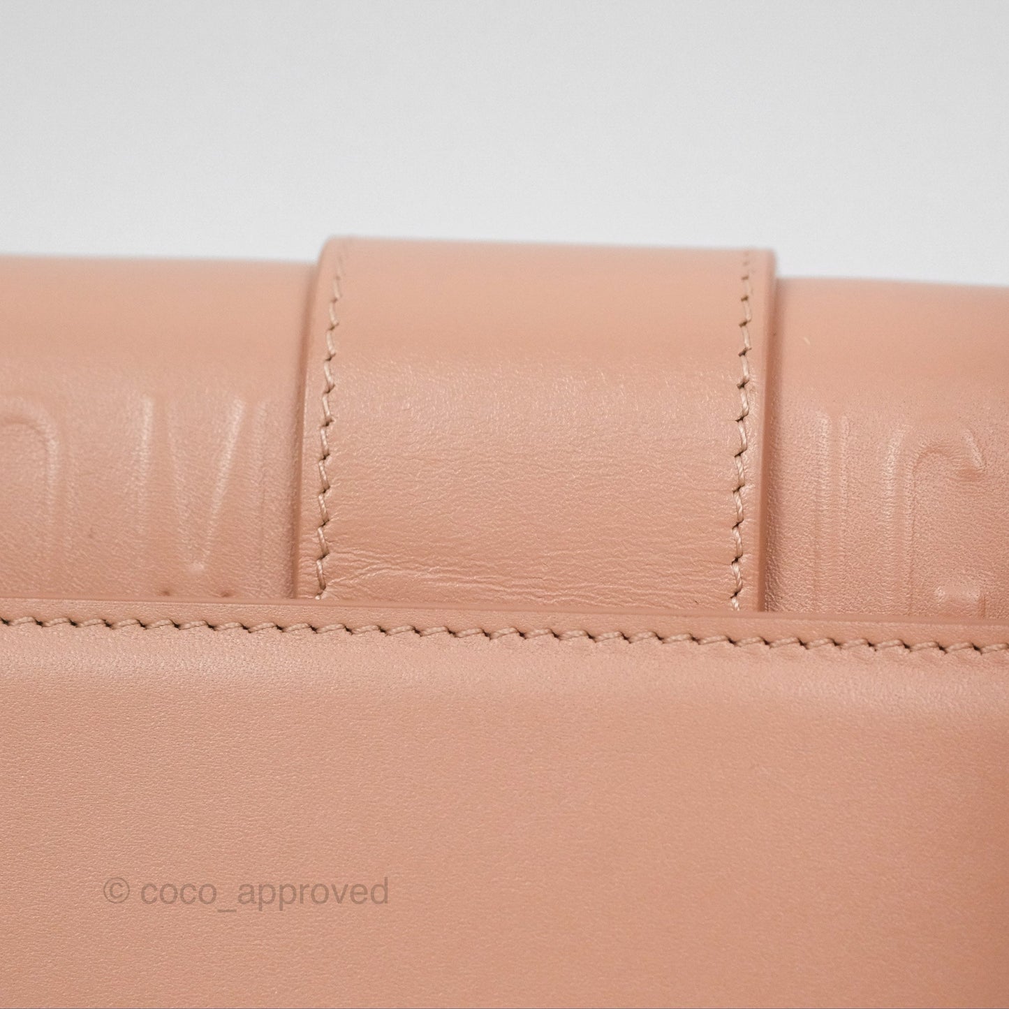 Dior Micro 30 Montaigne Flap Bag Rose Des Vents Calfskin