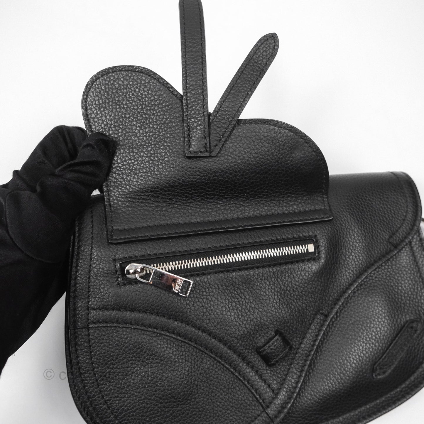 Dior Men's Saddle Bag Black Calfskin