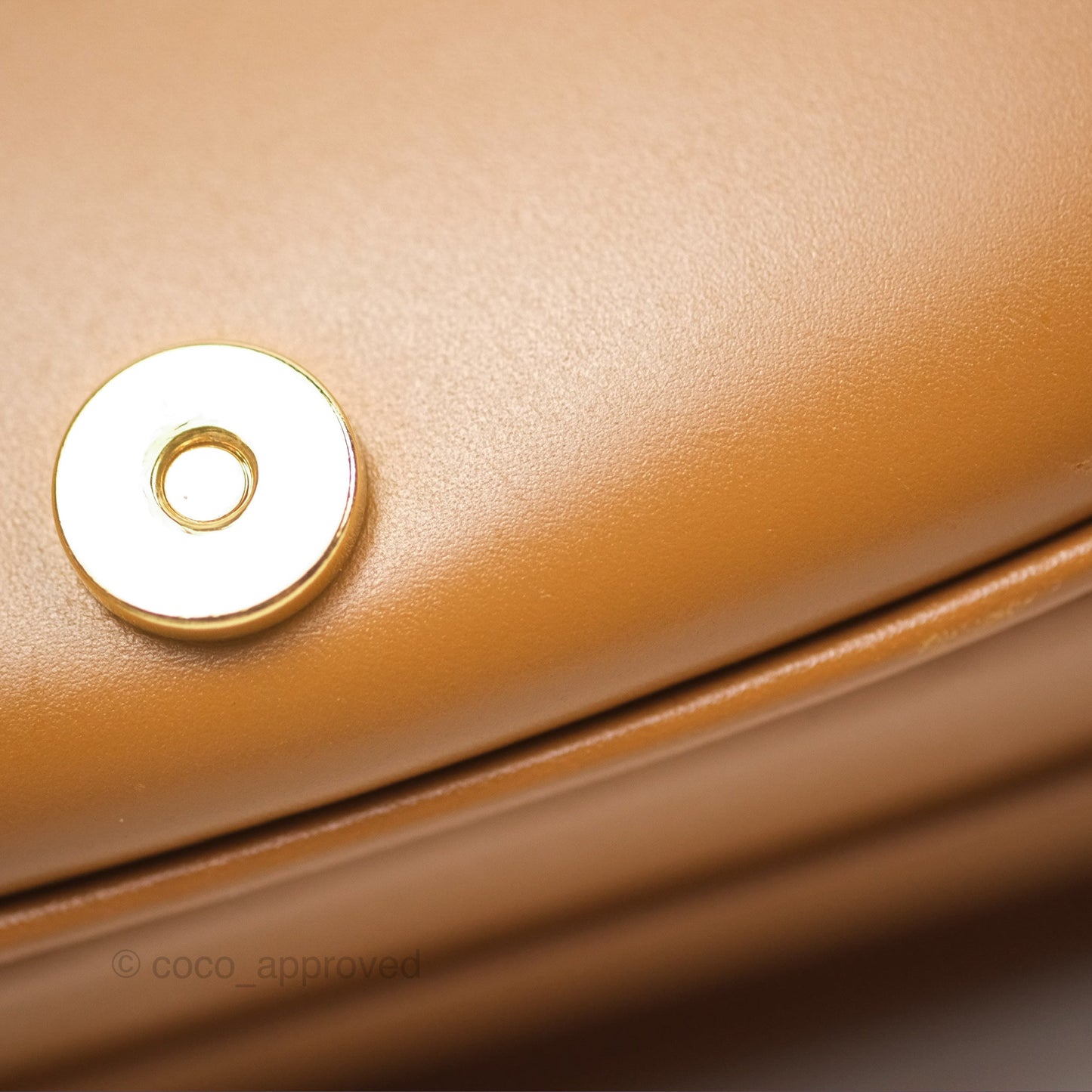 Christian Dior Medium Bobby Bag Camel Calfskin Gold Hardware