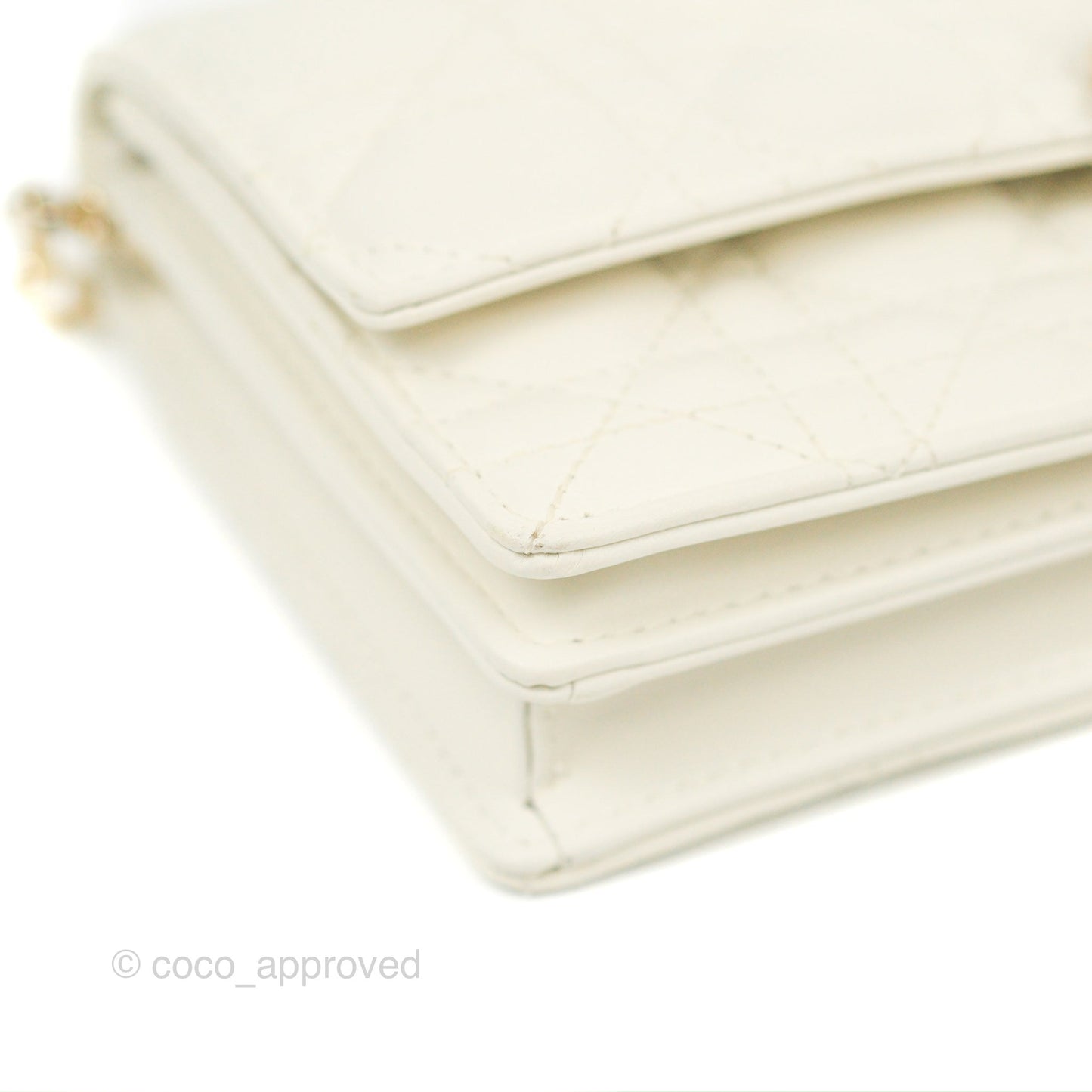 Dior Miss Dior Mini Bag Ivory White Cannage Lambskin