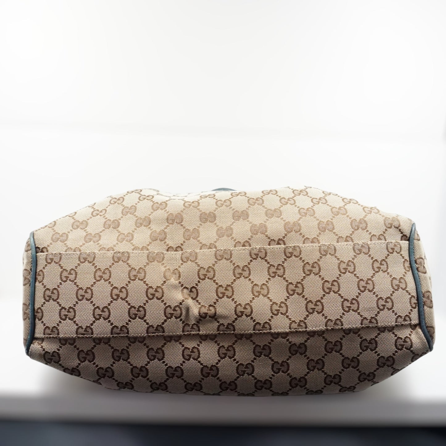 Gucci Skuldertaske Blå Læder