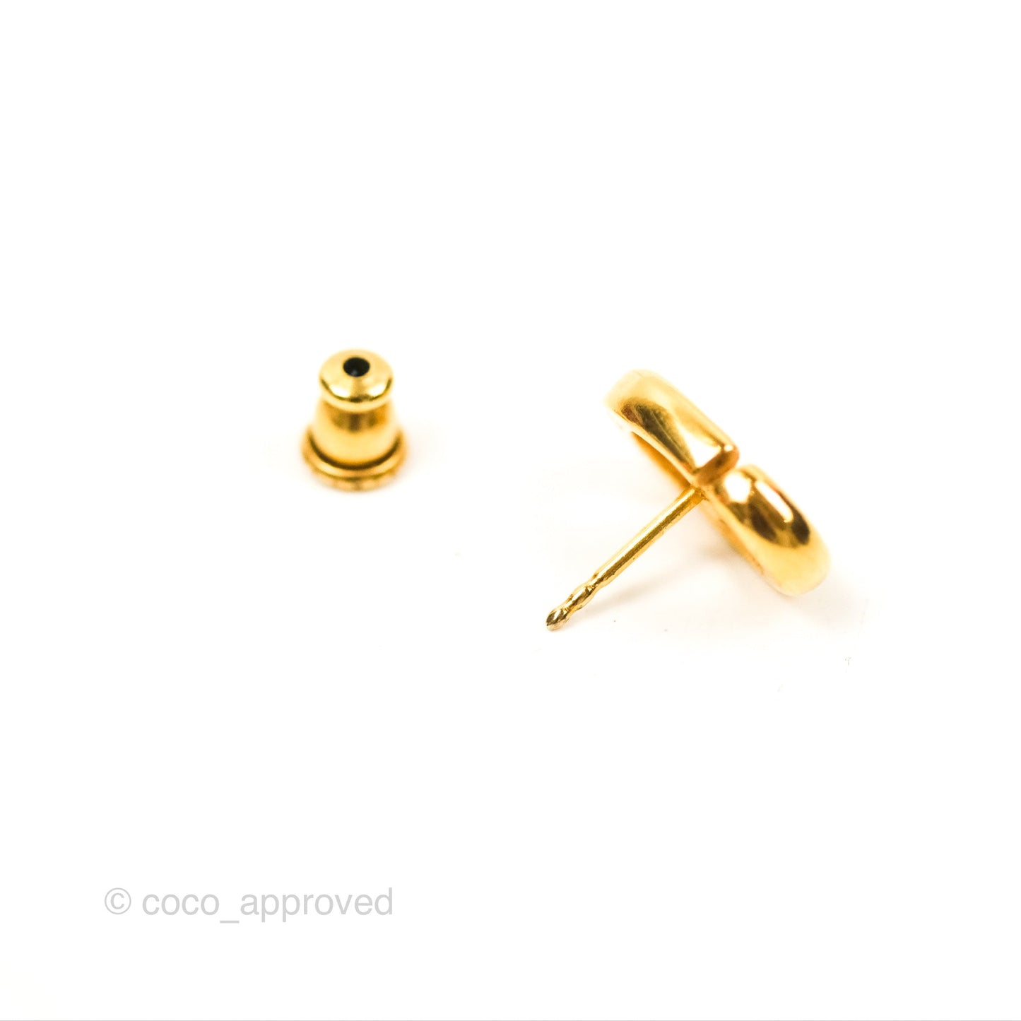 Dior CD Earrings Gold Tone