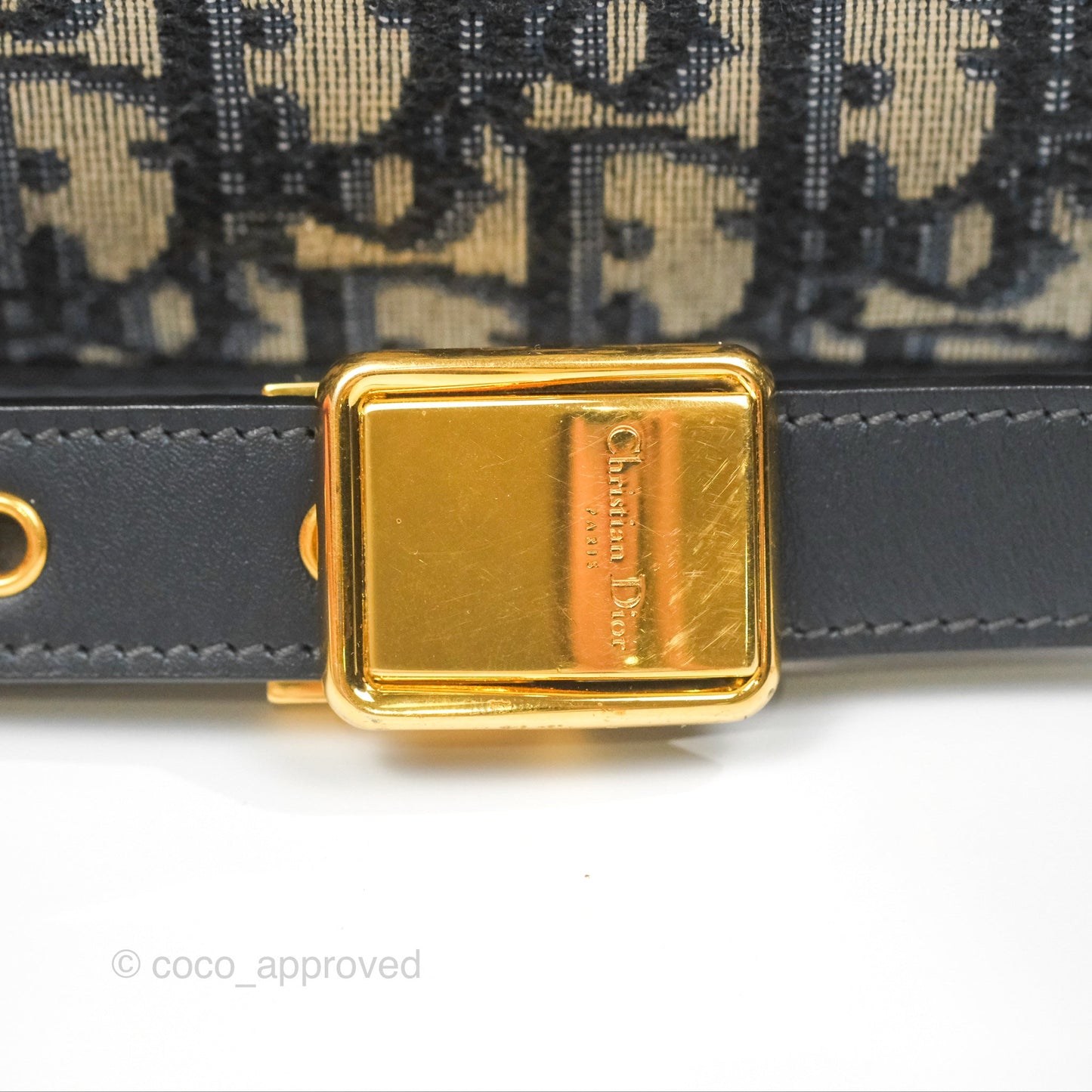 Dior 30 Montaigne Bag Navy Dior Oblique Jacquard