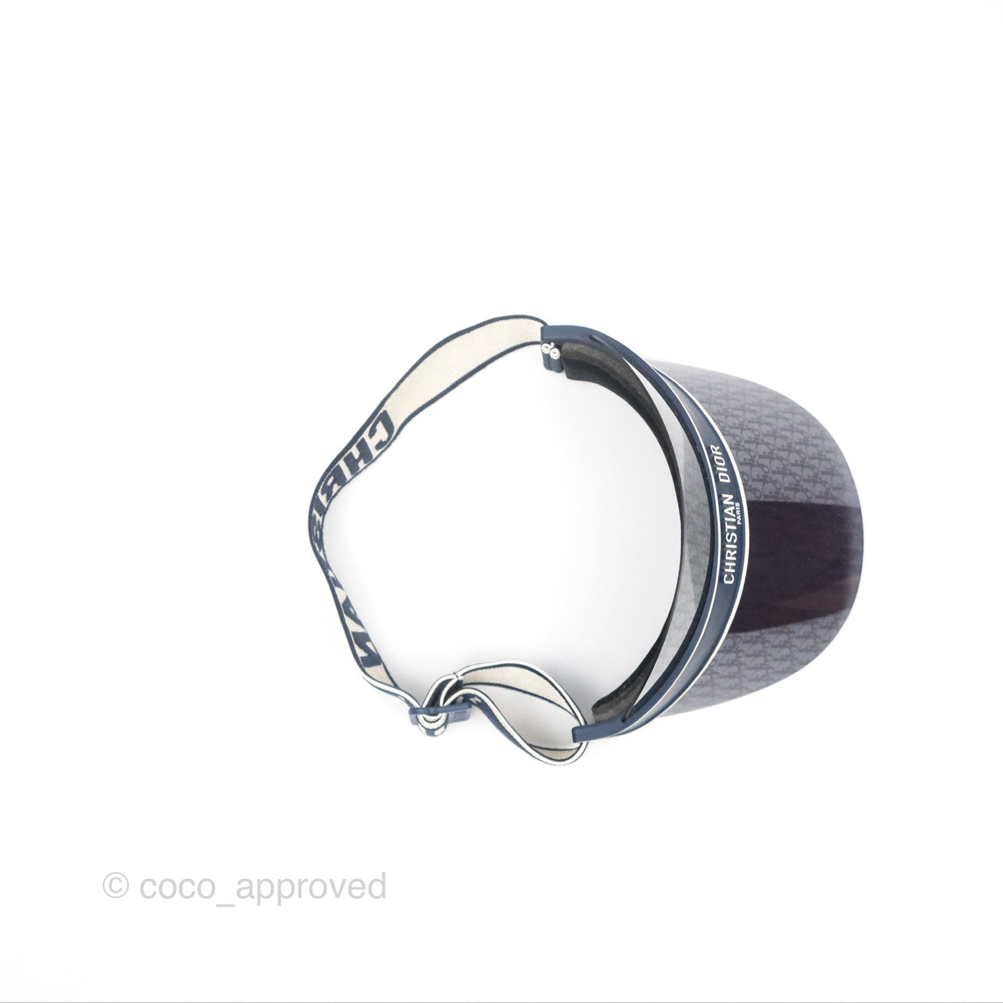 Christian Dior Diorclub V1U Dior Blue Oblique Visor