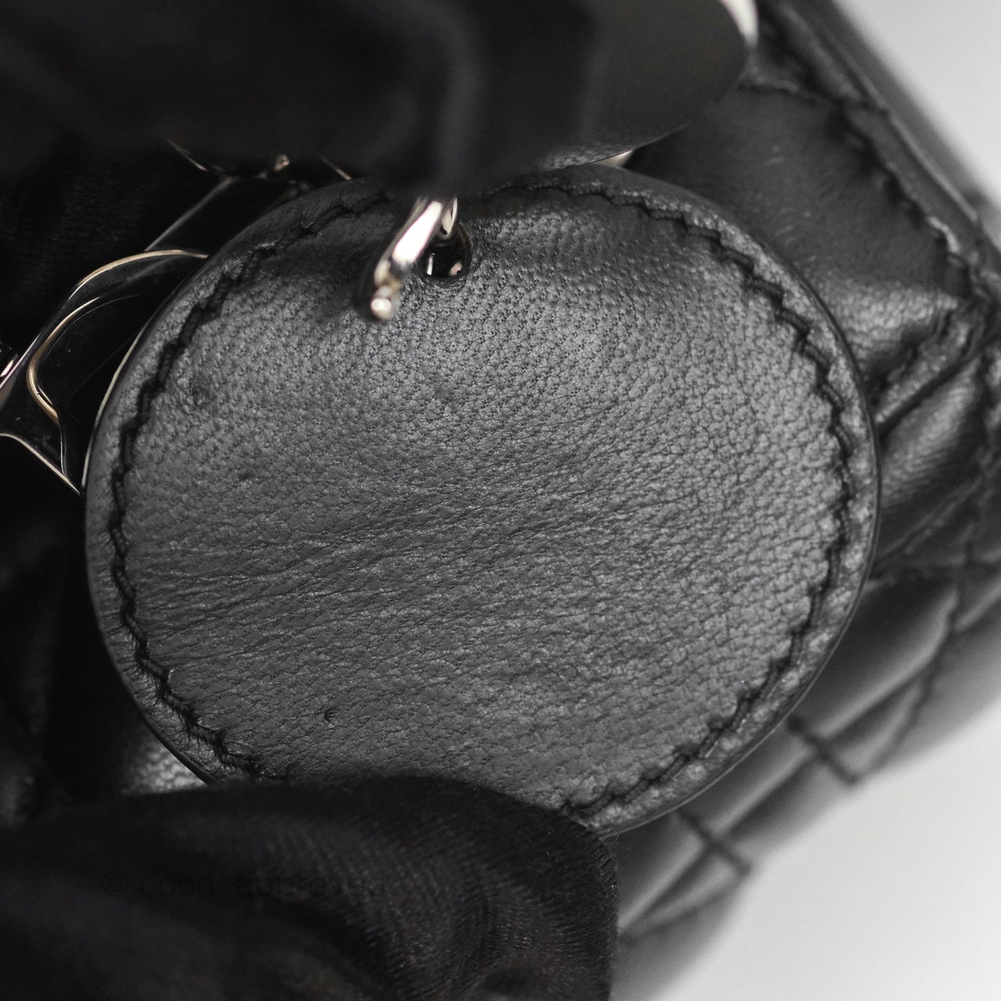 Christian Dior My ABCDior Lady Dior Black Lambskin Silver Hardware