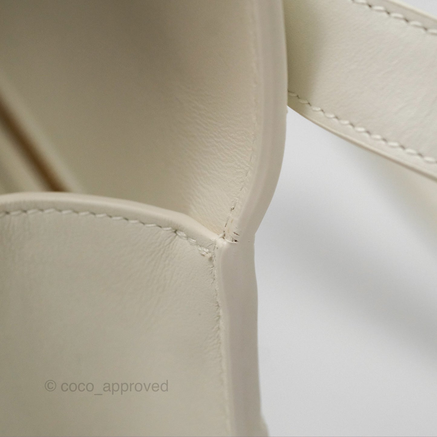 Christian Dior Small 30 Montaigne Box Bag White Calfskin