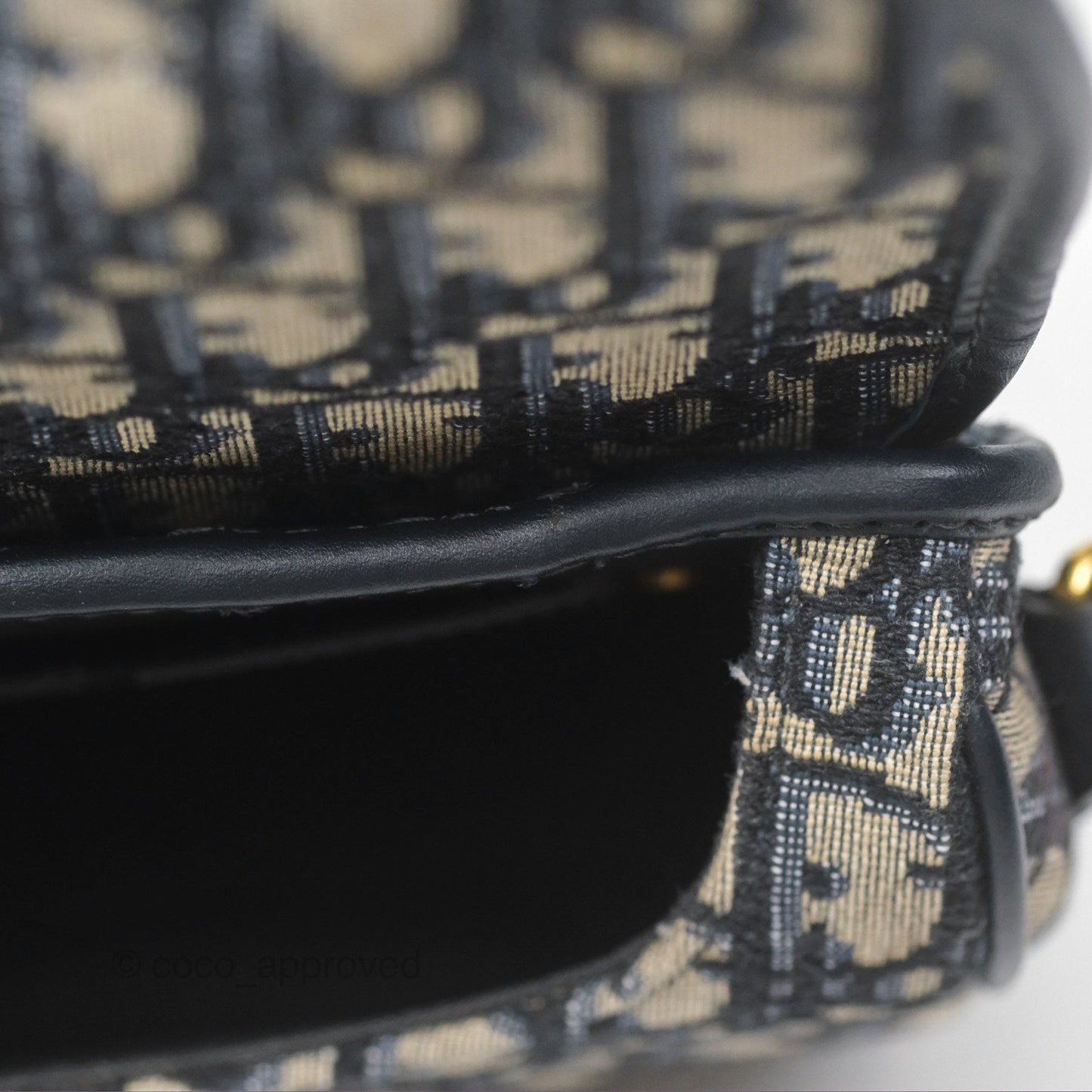 Dior Small Bobby Bag Blue Oblique Jacquard Canvas