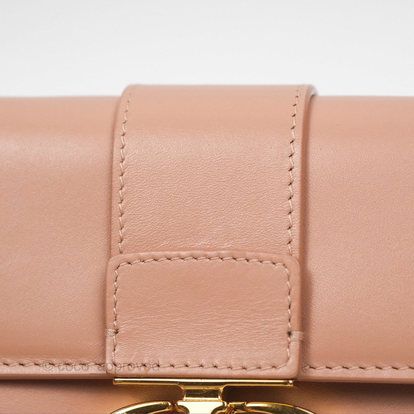 Dior Micro 30 Montaigne Flap Bag Rose Des Vents Calfskin