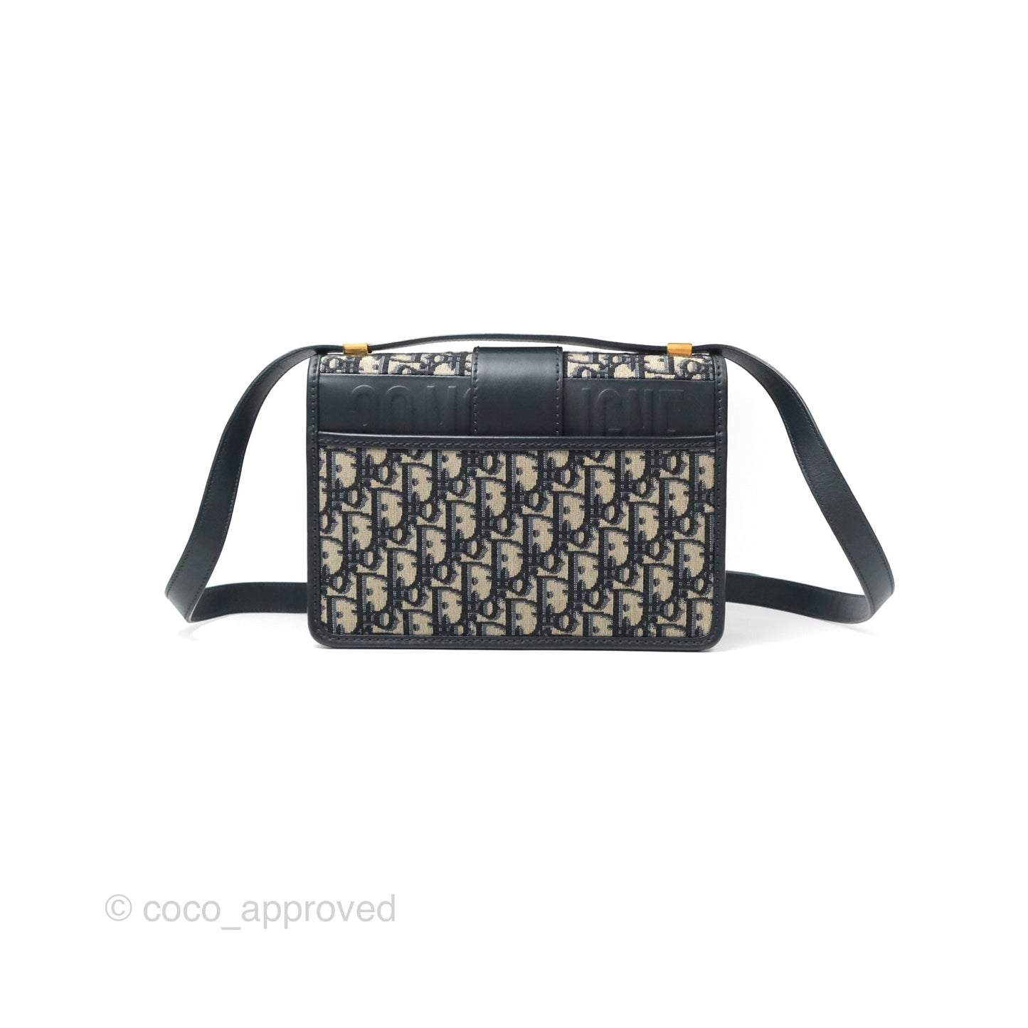 Dior 30 Montaigne Bag Blue Dior Oblique Jacquard