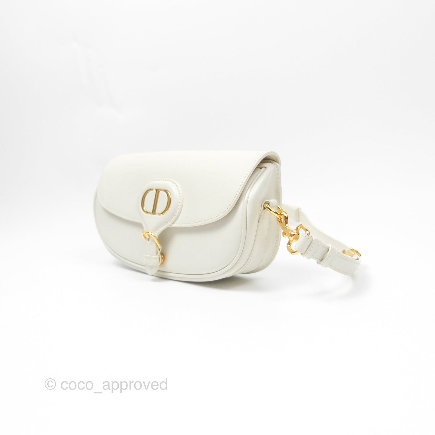 Christian Dior Bobby East-West Bag Calfskin White