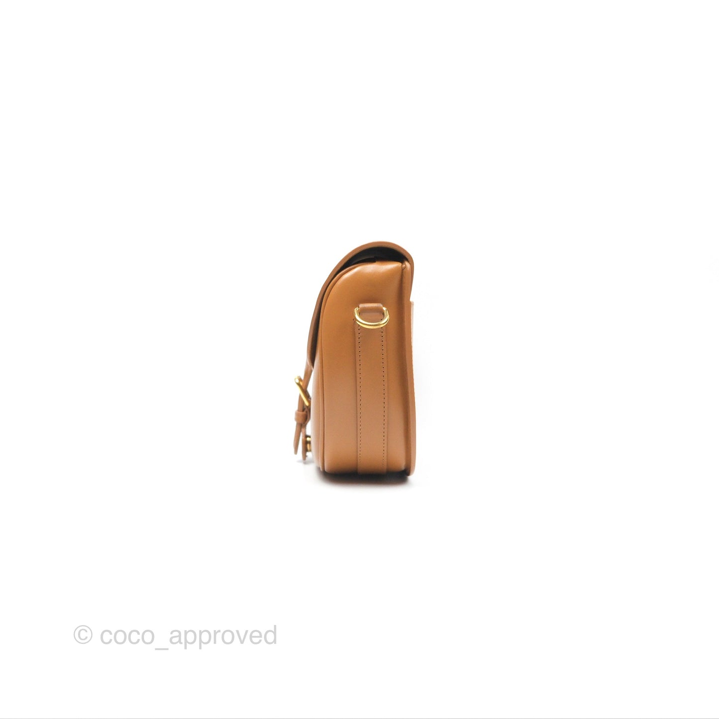 Christian Dior Medium Bobby Bag Camel Calfskin Gold Hardware