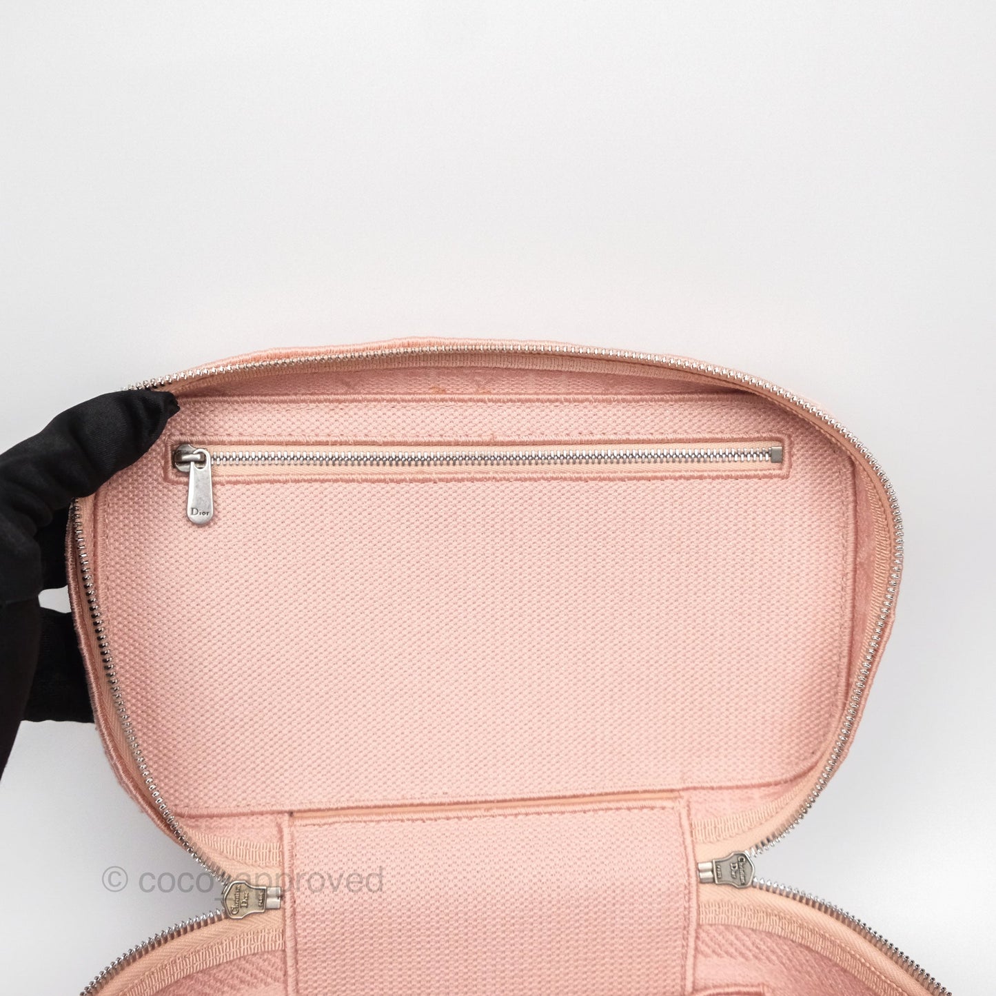 Christian Dior DiorTravel Vanity Case Pink Cannage