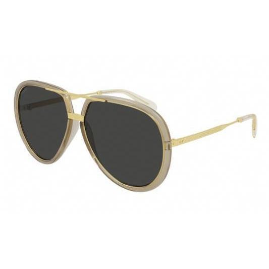 Gucci GG0904S Sunglasses Green / Grey (S) Women's