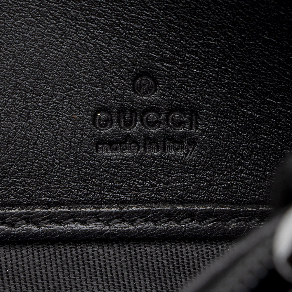 Gucci Guccissima Metallic Leather Bree Continental Wallet