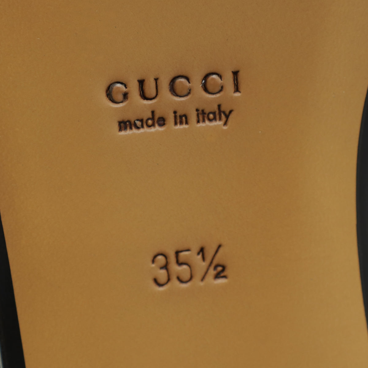 Gucci Navy Blue Princetown Mules 35.5