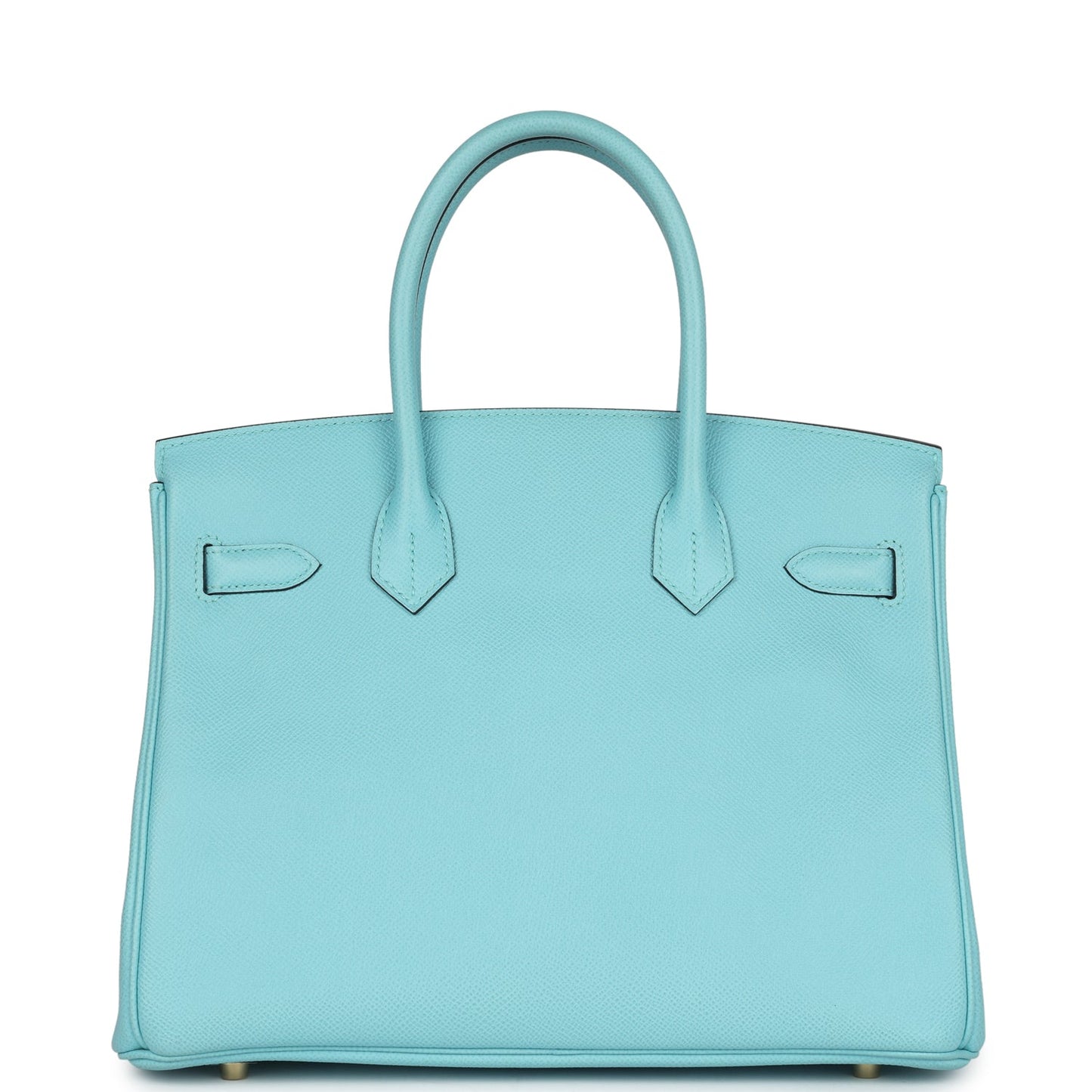 Hermes Birkin 30 Bleu Atoll Epsom Gold Hardware