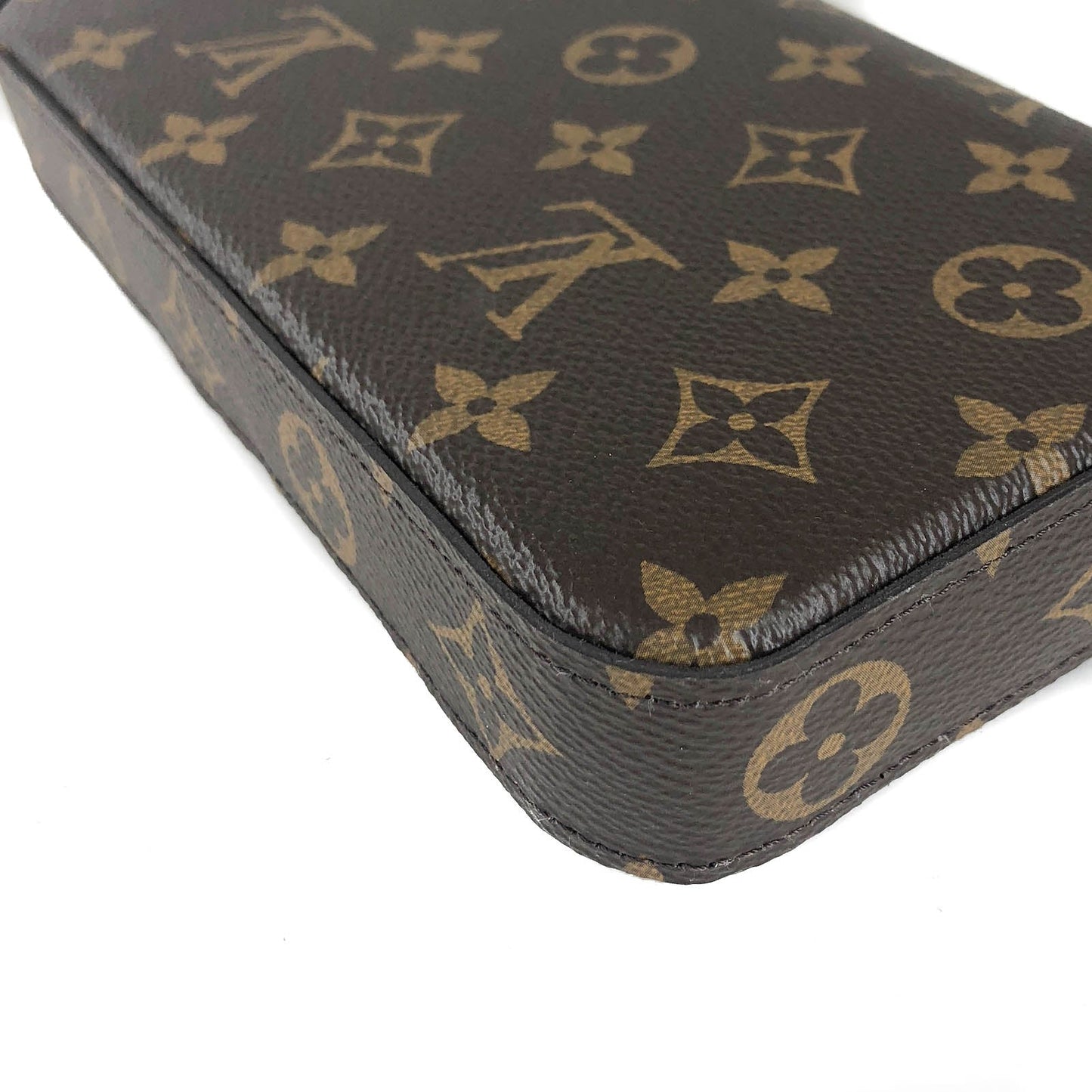 Louis-Vuitton Pochette Felicie Chain Wallet Lovely Birds Design with Gold Hardware