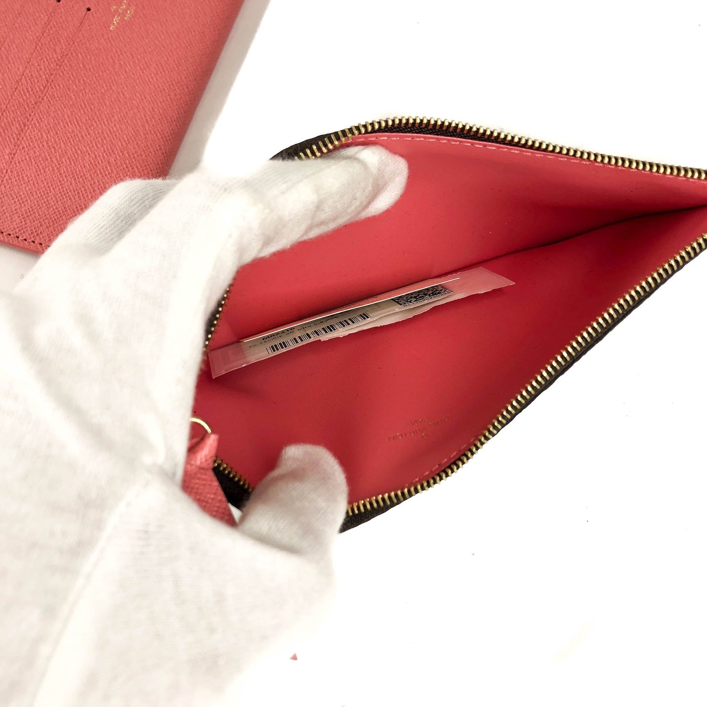 Louis-Vuitton Pochette Felicie Chain Wallet Lovely Birds Design with Gold Hardware