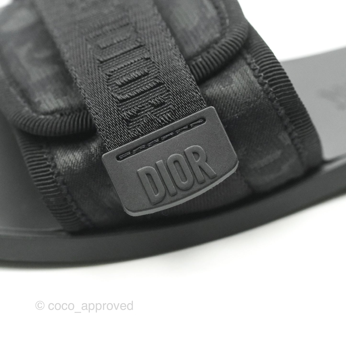 Dior The Dio(r)evolution Slippers Black Oblique