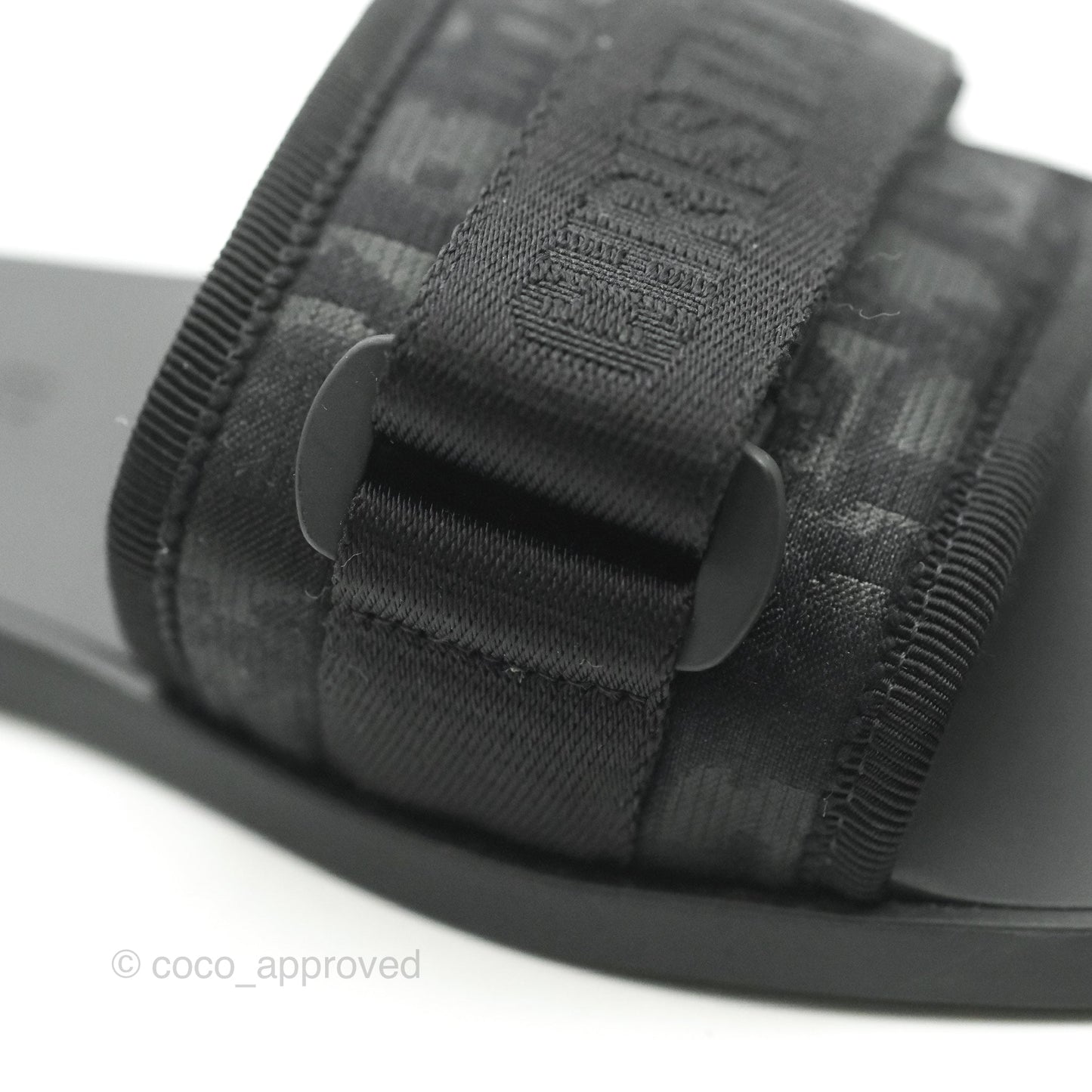 Dior The Dio(r)evolution Slippers Black Oblique