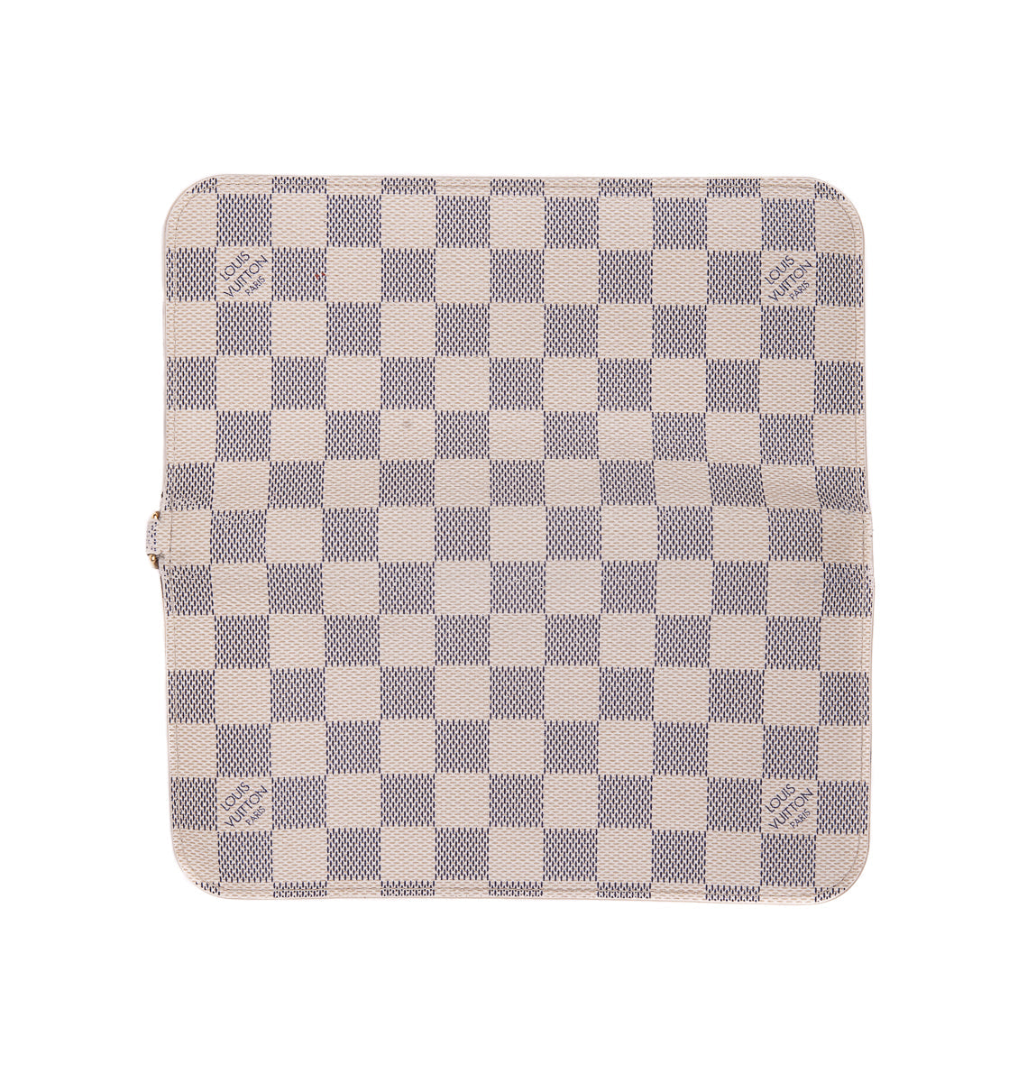 Louis-Vuitton Insolite wallet in Damier Azur with GHW