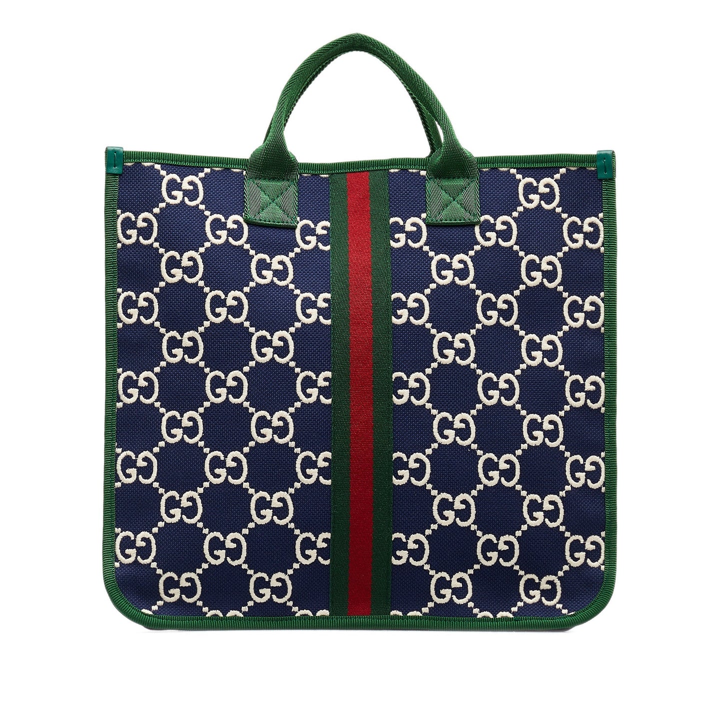 Blue Gucci GG Nylon Web Children's Tote Bag