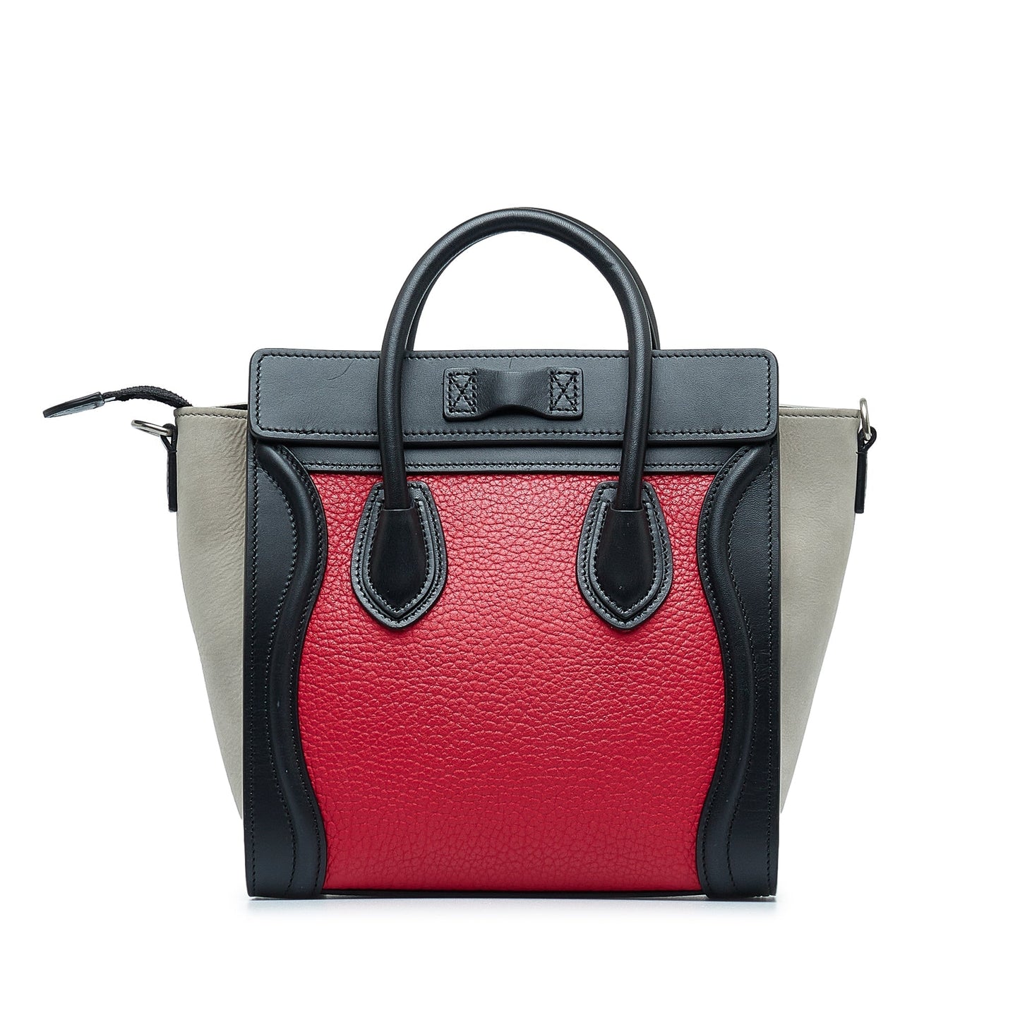 Celine Tricolor Nano Luggage Satchel