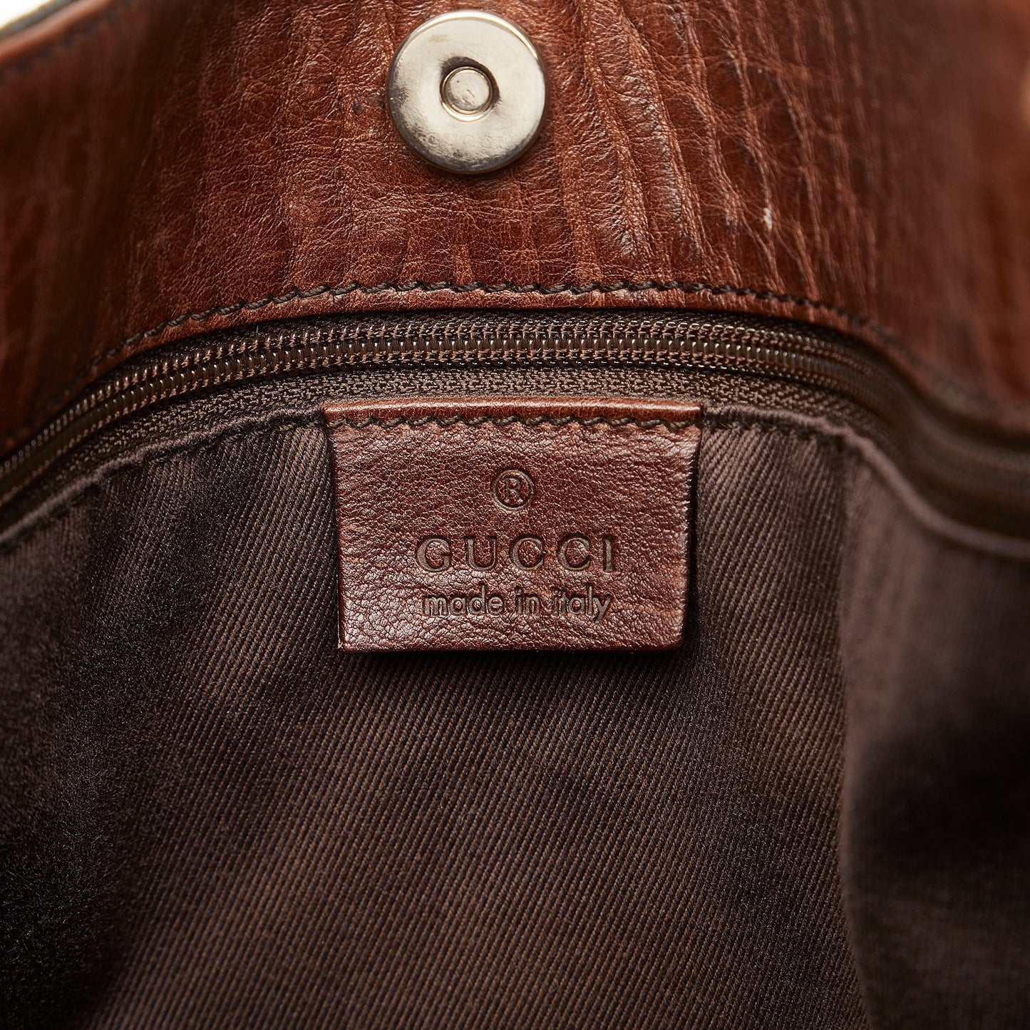 Brown Gucci GG Canvas Tote