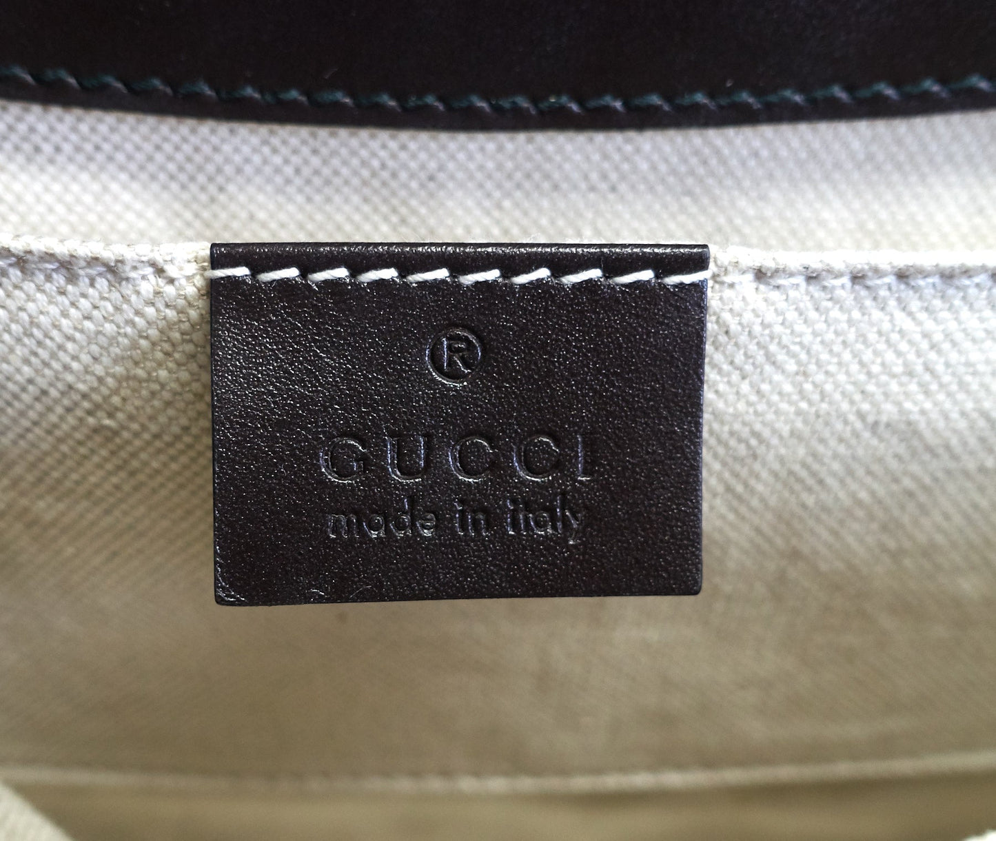 Emily Guccissima Canvas Chain Bag