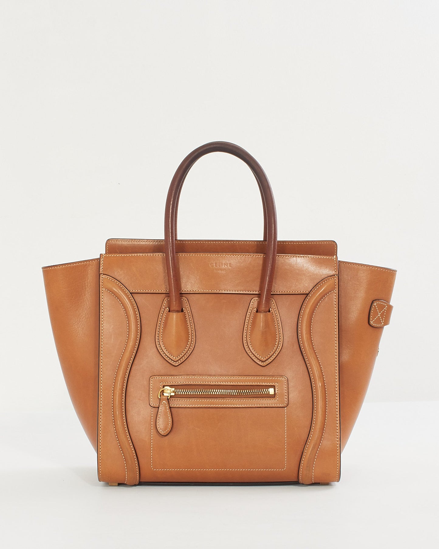 Celine Tan Smooth Leather Micro Luggage