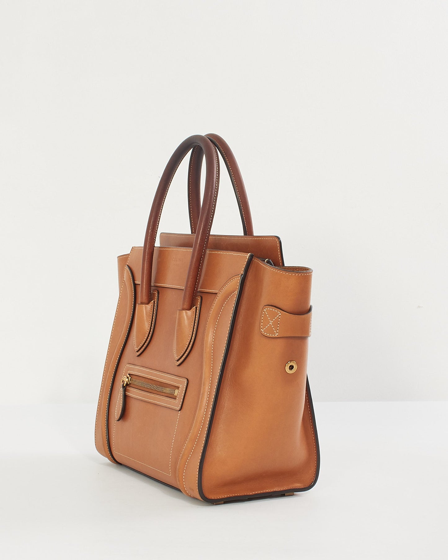Celine Tan Smooth Leather Micro Luggage