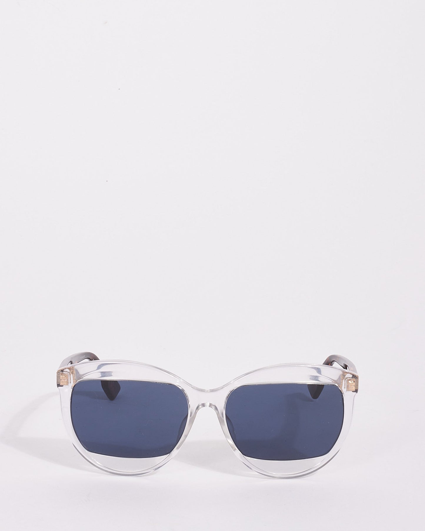 Dior Transparent & Brown Tortoise Acetate Dior Mania 2 Sunglasses