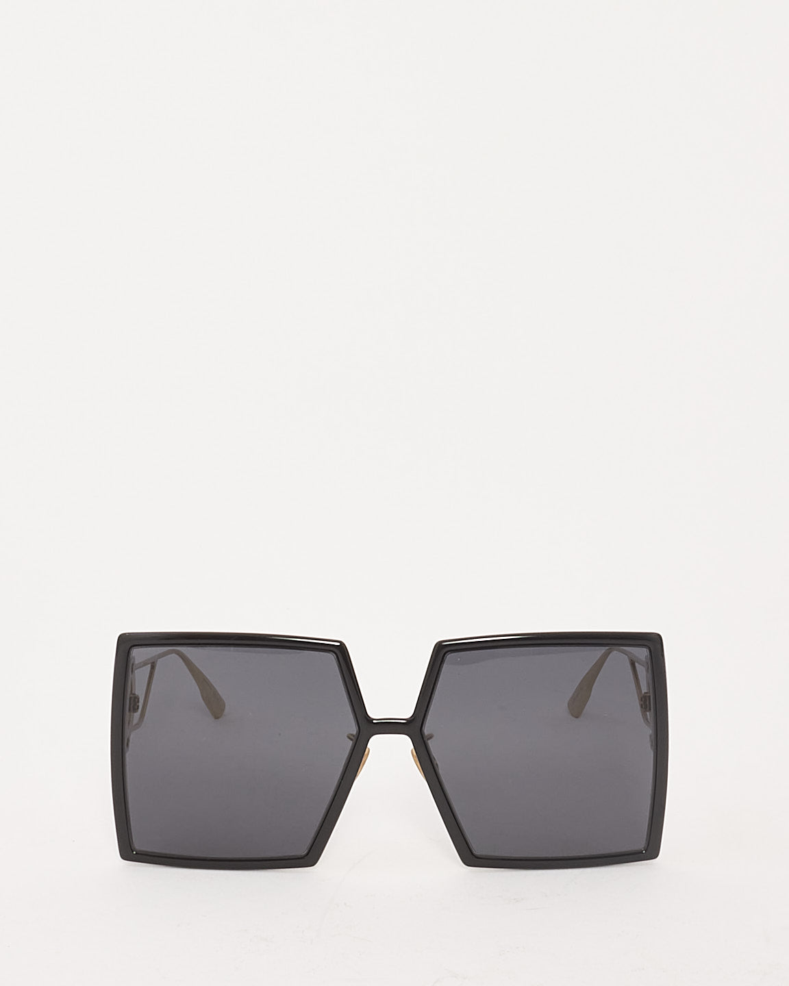 Dior Black Acetate Square Frame 30 Montaigne SU Sunglasses