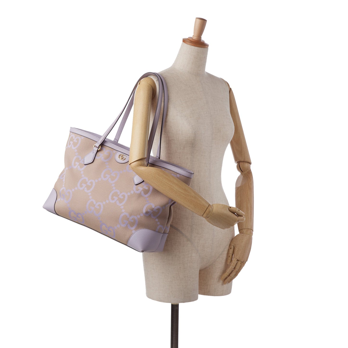 Purple Gucci Medium Jumbo GG Ophidia Tote