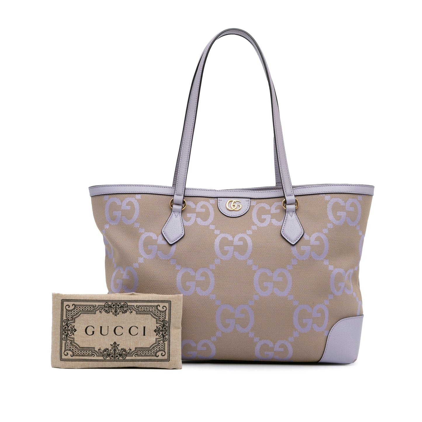 Purple Gucci Medium Jumbo GG Ophidia Tote