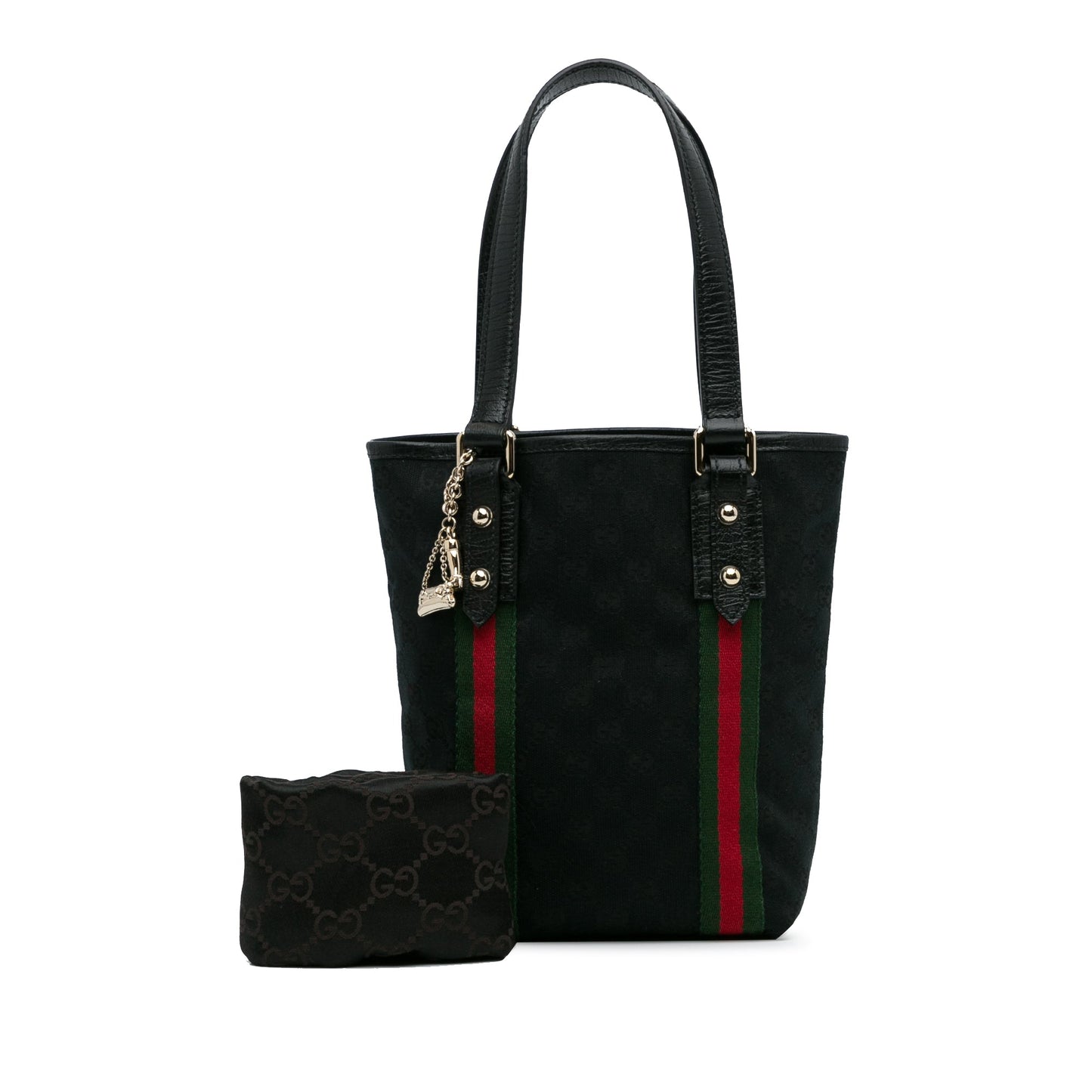Black Gucci GG Canvas Jolicoeur Tote Bag