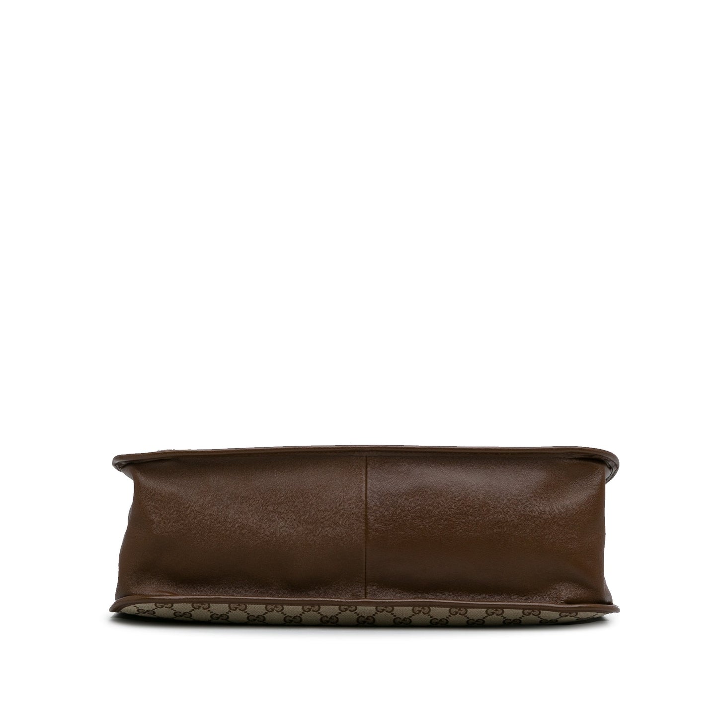 Brown Gucci Large GG Canvas 1955 Horsebit Chain Tote Satchel