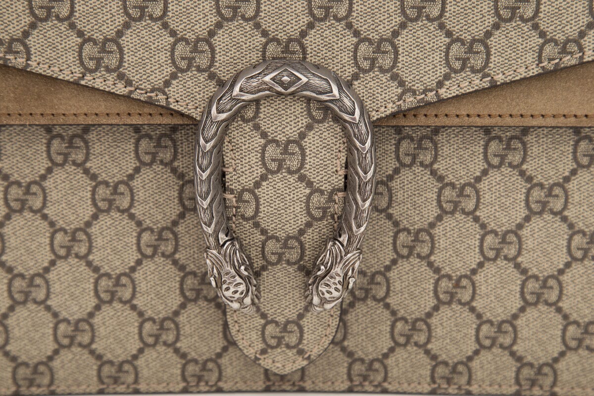 Gucci Brown Monogram Dionysus Handbag
