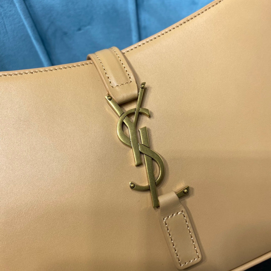 Yves Saint Laurent Hobo Bag In Smooth Beige