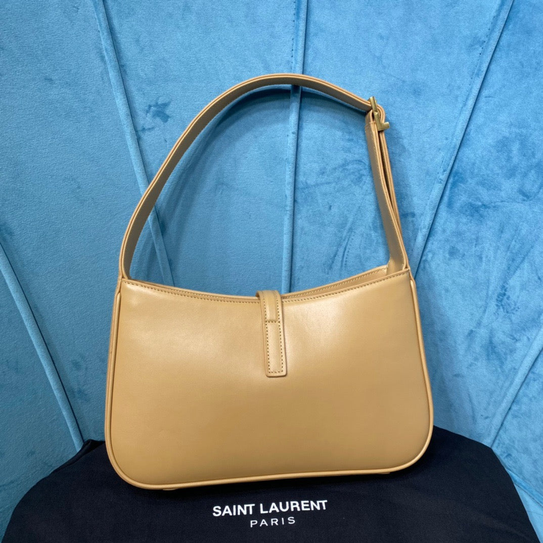 Yves Saint Laurent Hobo Bag In Smooth Beige