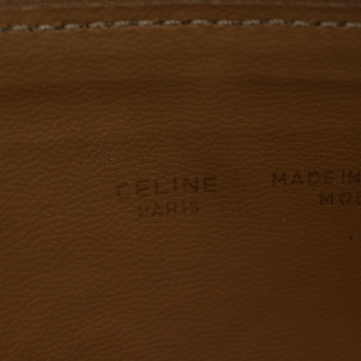 Celine Macadam Canvas Clutch Bag Beige ac1845