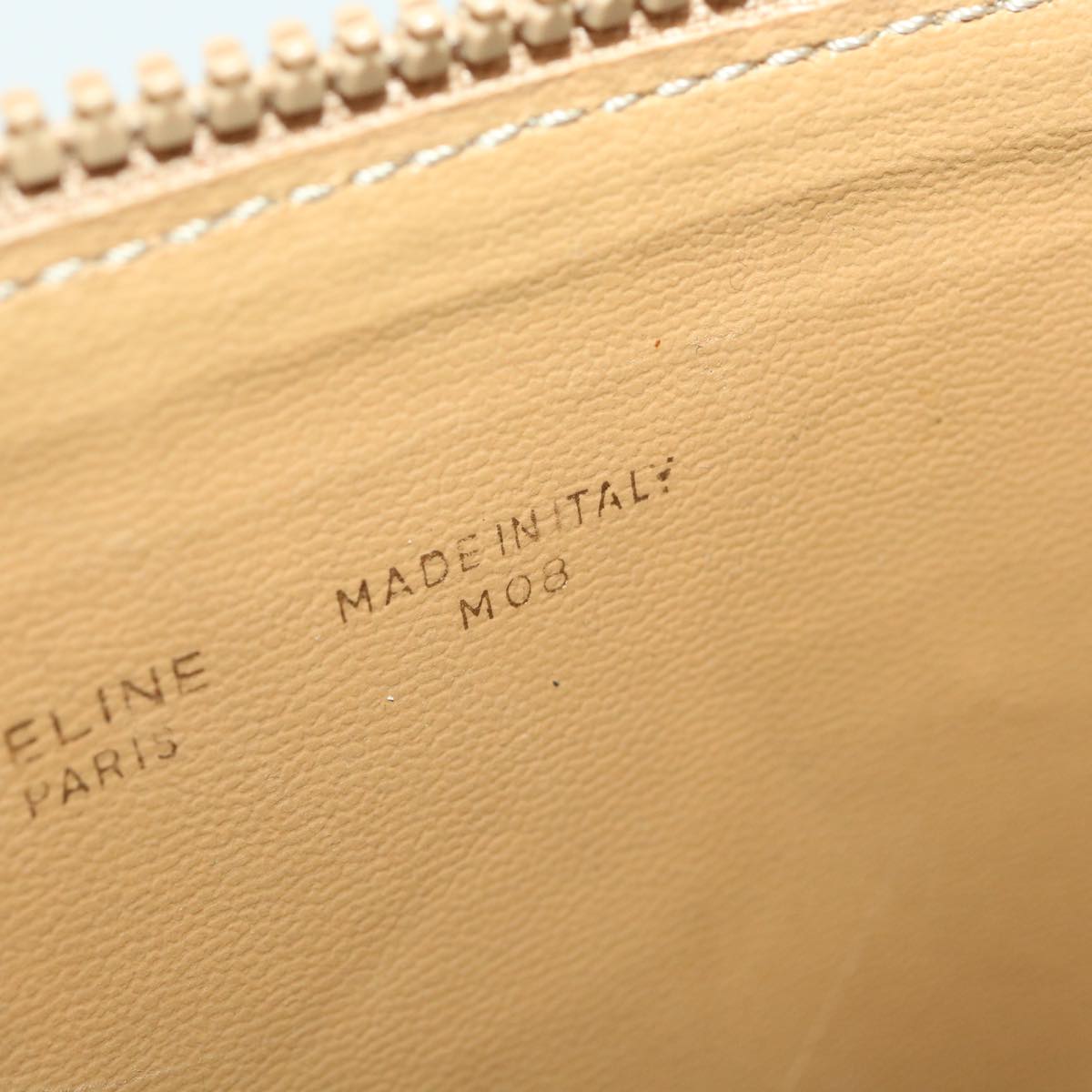 Celine Macadam Canvas Clutch Bag Beige ac1845